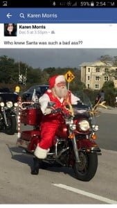 Santa at longwood parade 03