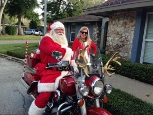 Santa with Lydia Pisano