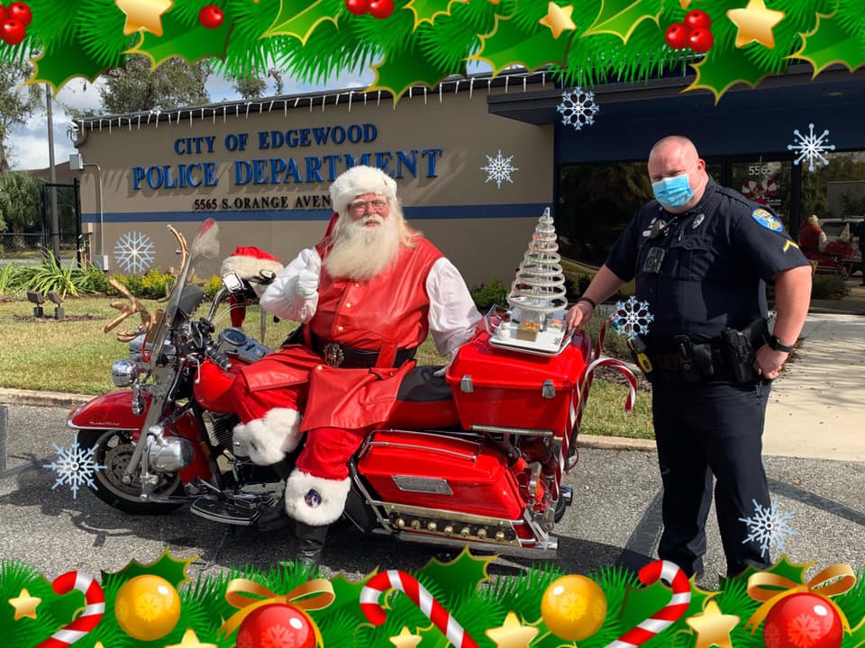 Santa gets his sleigh inspected & Teams up with USPS